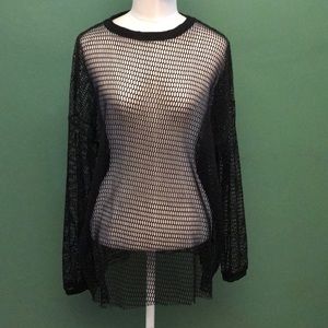 Zara Long Sleeve Mesh Shirt